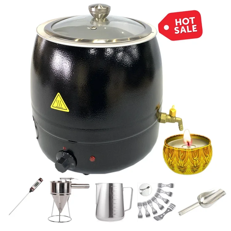 Wax Melter Stainless Steel Making Kit Machine Electric Candle  Melting Kettle Wax Melting Pot for Candle Making Machine