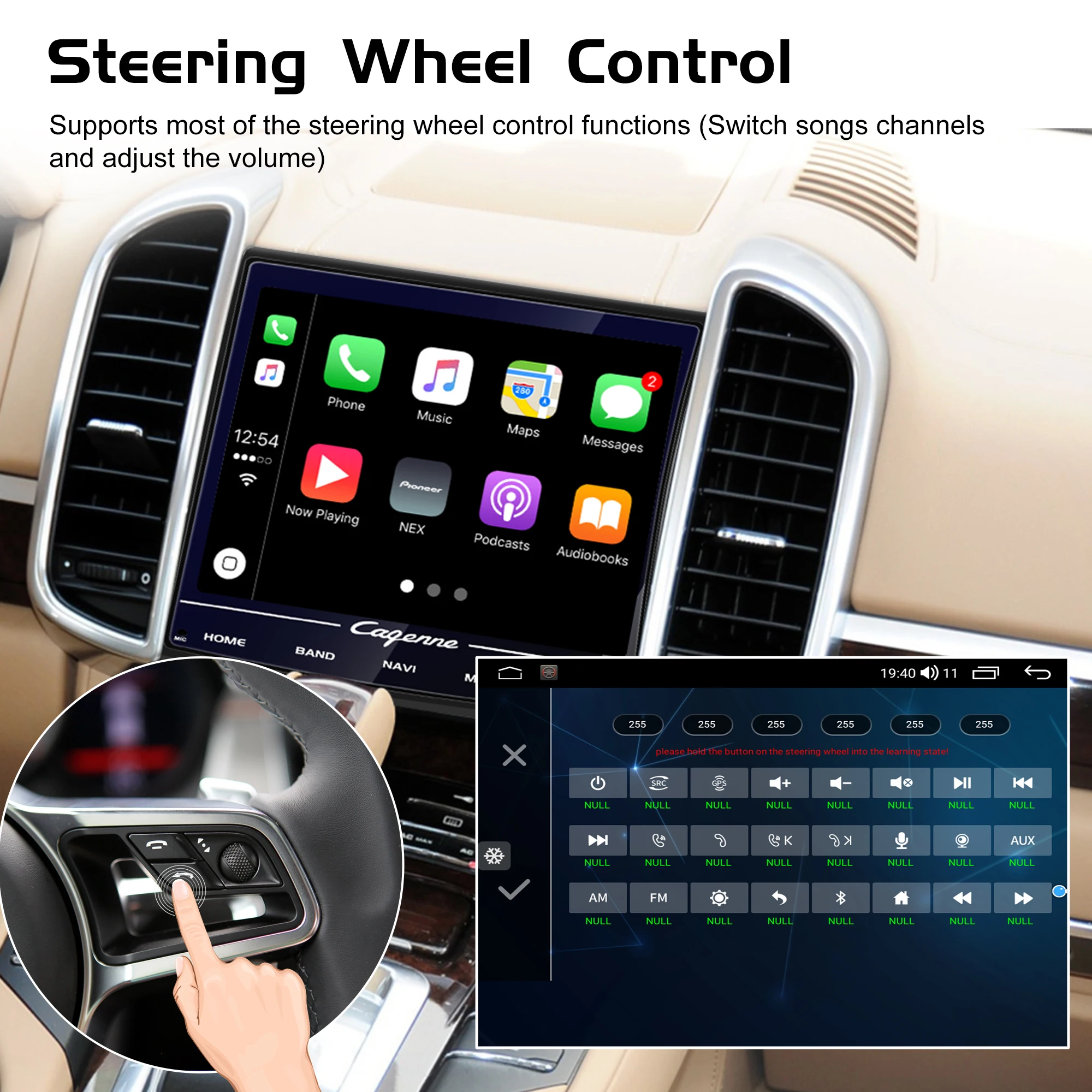 

Android Car radio for Porsche Cayenne (2011-2015) Stereo screen Carplay,Android Auto,GPS Navigation,Bluetooth,4G,Wifi