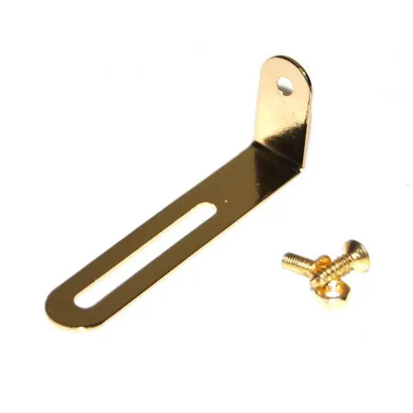 Golden Pickguard Bracket Nut Screw Electric Guitar Part for Instrument Assembly and Custom Setup view 2
