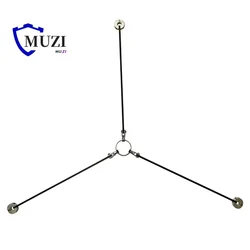 Stabilizer Floor Guide Tripod Floor Guide Star Foldable Surveying Tripod Prism Pole For Total Station