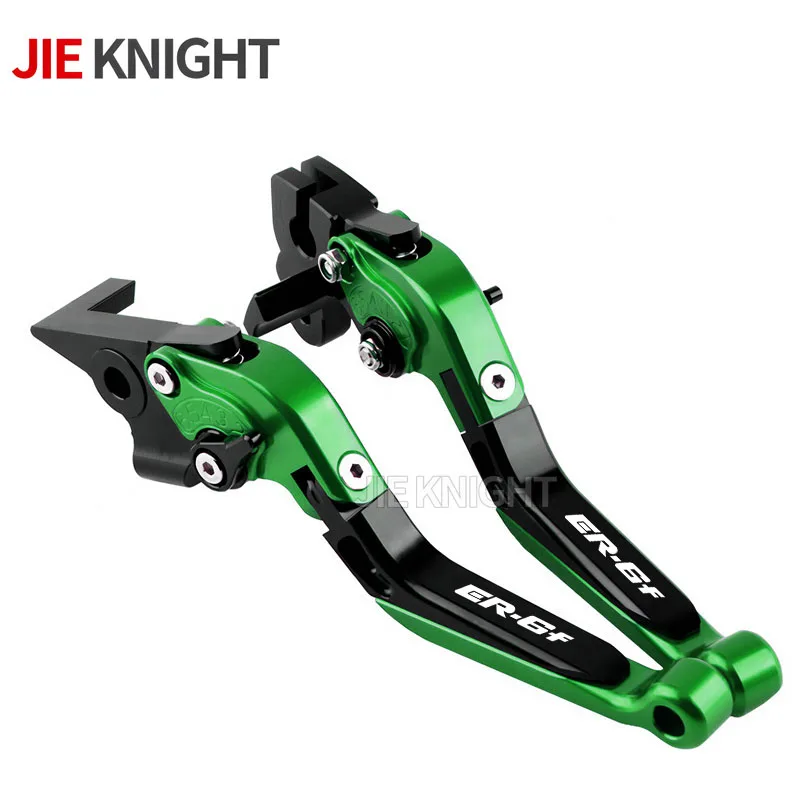 Motorcycle Accessories CNC Adjustable Folding Extendable Brake Clutch Levers For Kawasaki ER-6F ER 6 F ER6 F ER6F 2009-2016 view 2