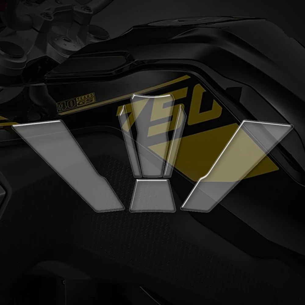 Motorcycle Transparent Tank Pad Protection Sticker for BMW F750GS / F850GS (2018-2023)