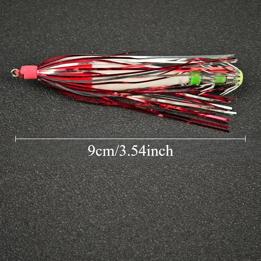 Ackibbik 12pcs Glow Squid Jig  - Fishing Hook Jig review and price