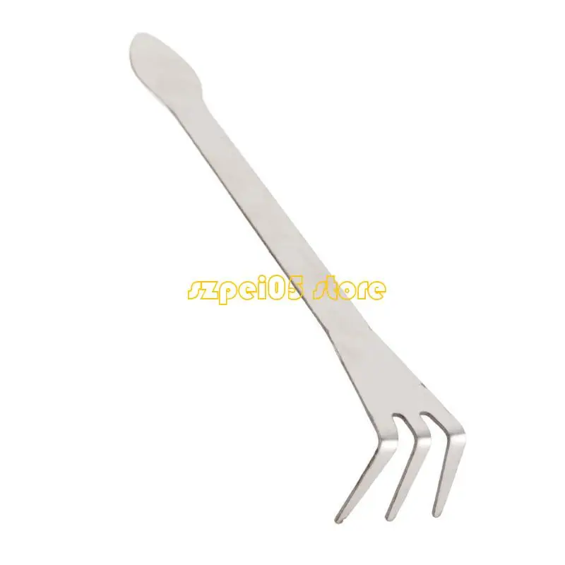 45BE Steel Bonsai Rakes Soil Loosening Tool Ergonomic Tool for Easy Soil Management