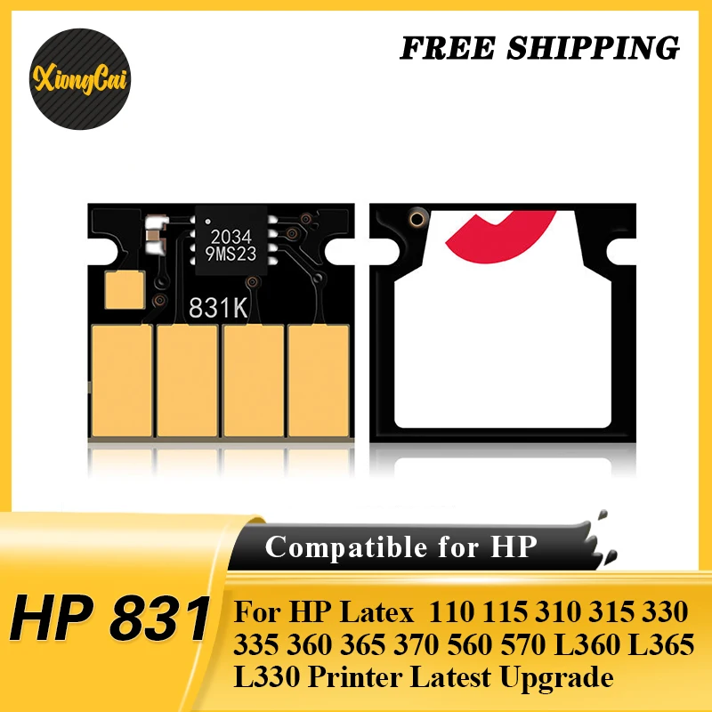 

Чип картриджа с чернилами HP 831 для принтера HP Latex 110 115 310 315 330 335 360 365 370 560 570 L360 L365 L330 Последняя обновление