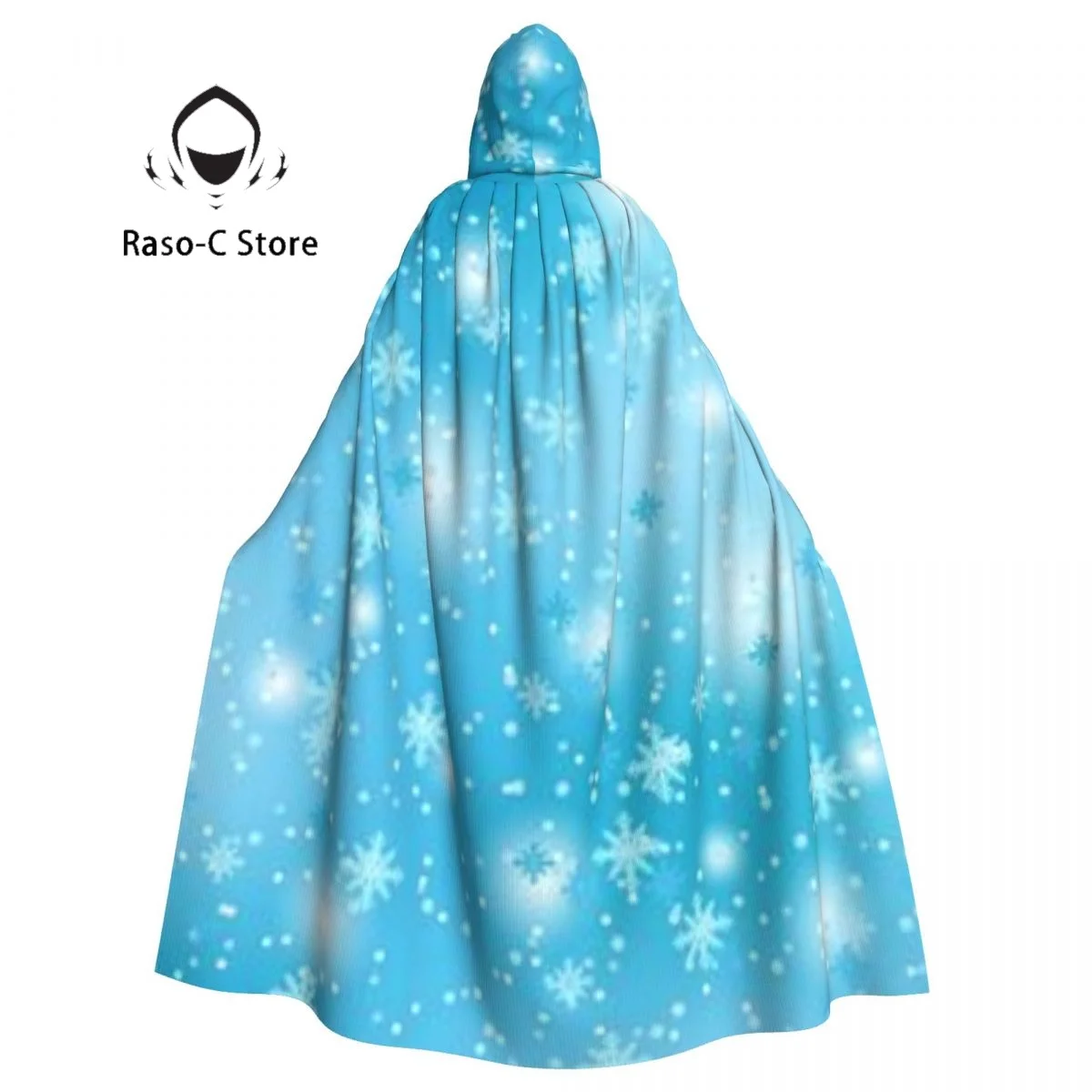 

Hooded Cloak Unisex Cloak with Hood Snowflakes Cloak Vampire Witch Cape Cosplay Costume