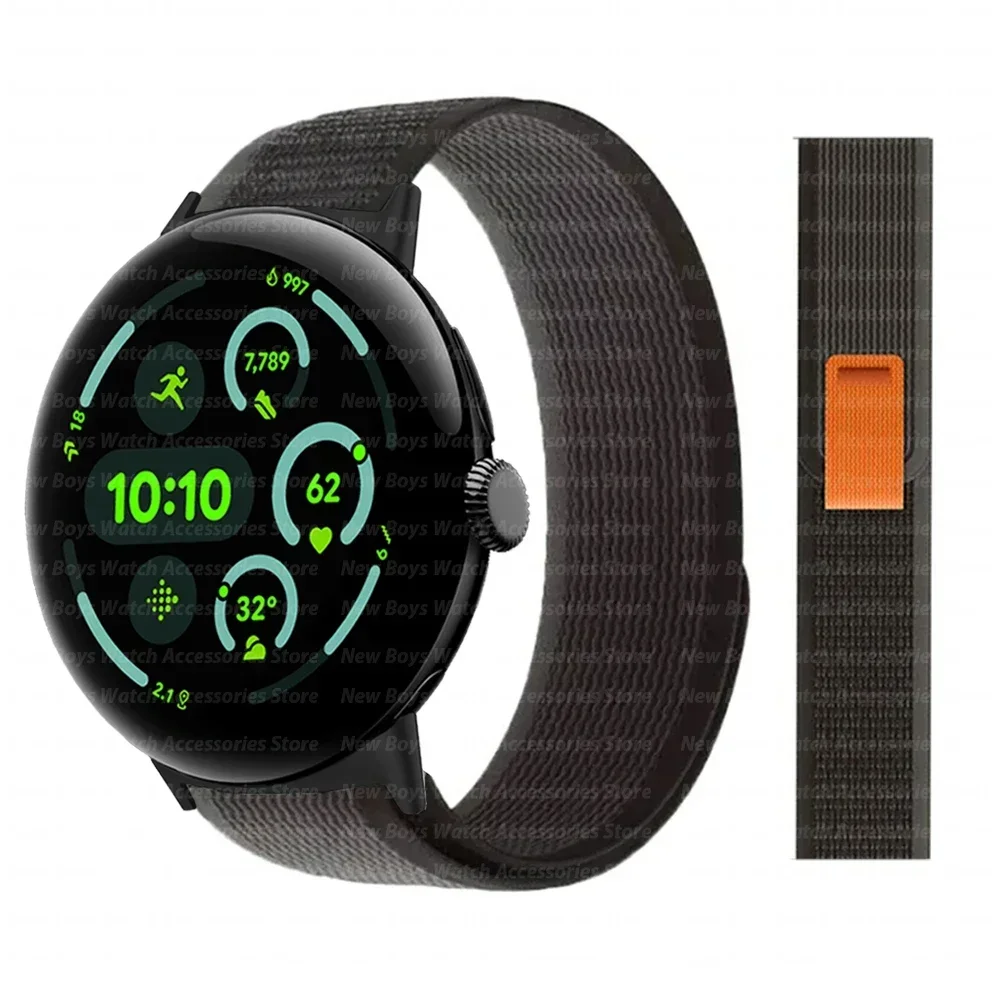 Trail Loop Strap for Google Pixel Watch 3 45mm Nylon Sport Band for Google Pixel Watch 3 Wristband Bracelet Replaced Accessories