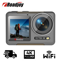 Roadjoy AC02 Action Camera Ultra HD 4K/60fps with 64G 4800W 30M Waterproof  WiFi Action Original Camera Sports Camera Bicycle
