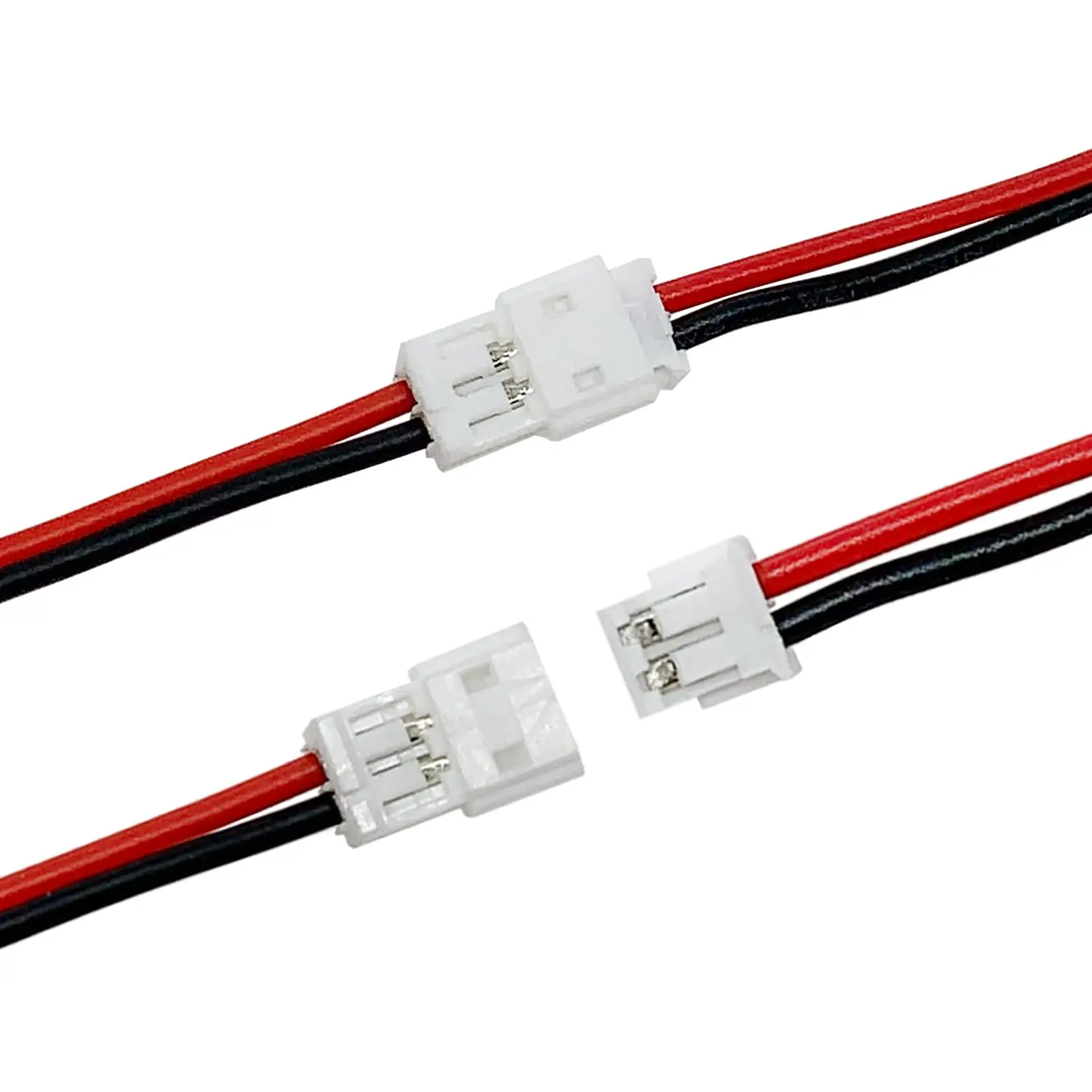 20Pairs 24AWG ZH 1.5mm 2/3/4/5/6 Pin Mini Micro Male and Female Connection Cable Plug Terminal Connector Wire Cable 200MM