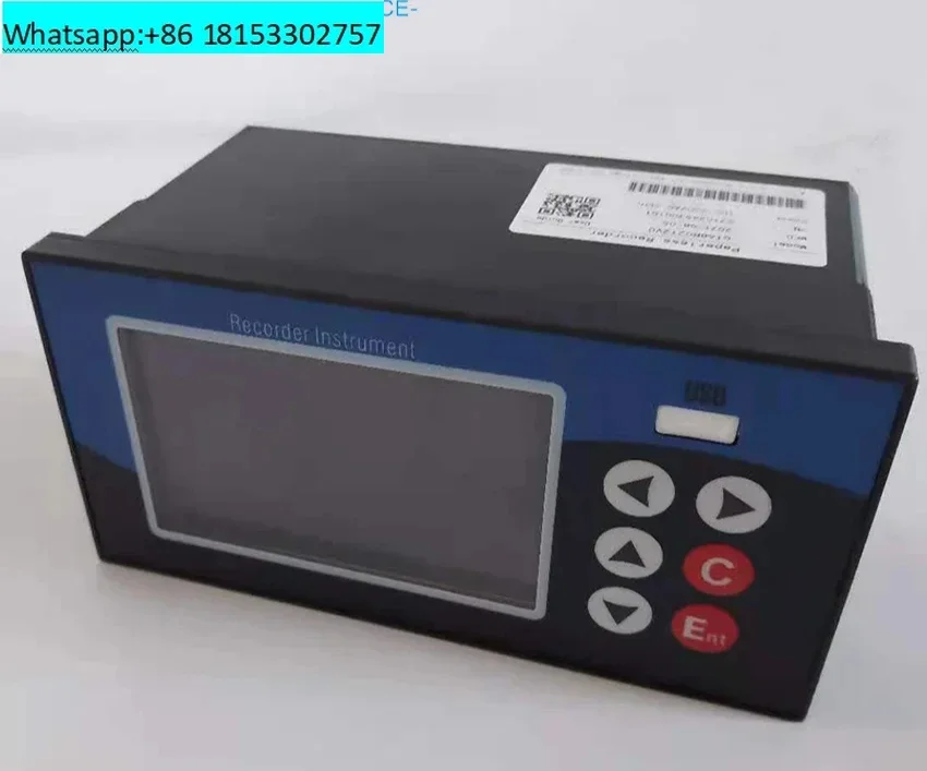 1 2 3 4  5 6 Industrial Paperless Recorder Temperature Data Current Voltage Pressure Level Data Logger 4-20mA RS485