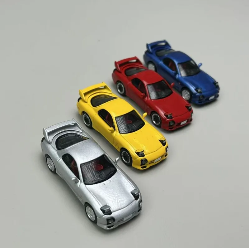 New Arrival Special Price Die-cast Metal 1/64 Japanese Classic RX7 FD3S Car Model Furniture Display Collection Toys For Children