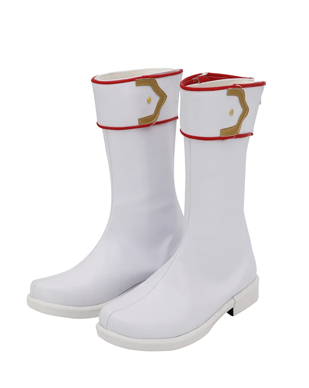 Syaoran Schuhe Cosplay Card Captor Sakura Syaoran Li Cosplay Stiefel Weiße Schuhe Maßgeschneiderte Stiefel für Jungen und Mädchen