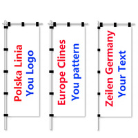 6-12pcs Poland 8linii flag Europe flag Polska German Stabilny Oscam Hand Waving Flags 2025 Oscam icam flag