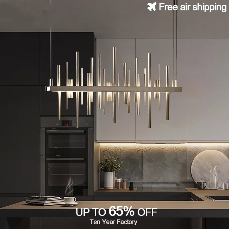 

Black Round Stainless Steel Modern Luxury LED Chandelier Light Adjustable Hanging for Interior Home Foyer Ceiling Decoration