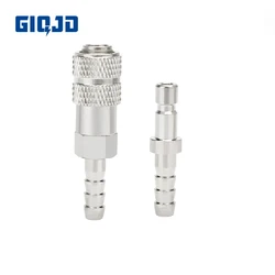 6mm/8mm Male And Female Hose Barb American style Type Plug Pneumatic Quick Connector Coupler Adapter For Air Compressor