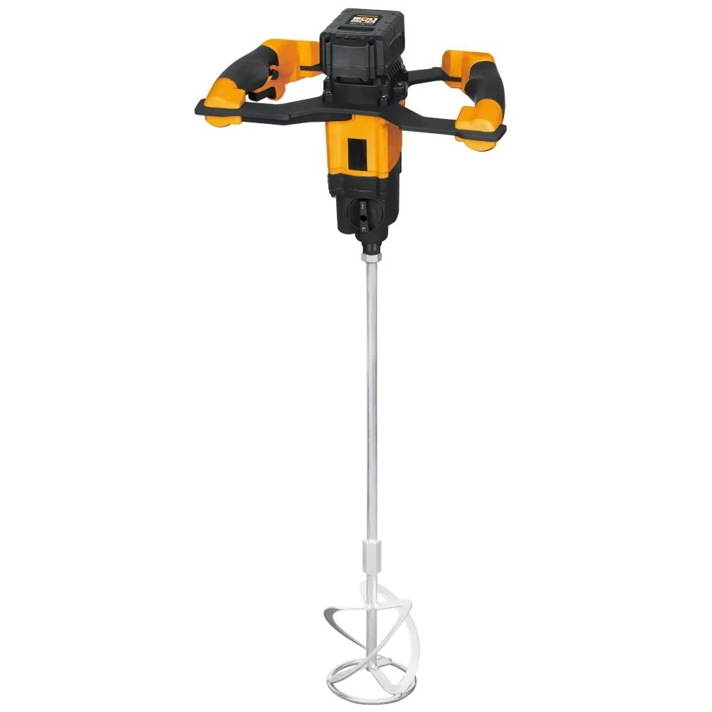 

Портативный мини-электрический ручной миксер для растворов Worksite, многофункциональный оцинкованный стальной цементный миксер для краски, сделай сам, промышленный 20 В