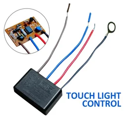 Interruptor de luces táctiles de 220V, módulo de Control de atenuación de lámpara de mesa, Sensor táctil de la UE para lámpara incandescente, candelabros LED