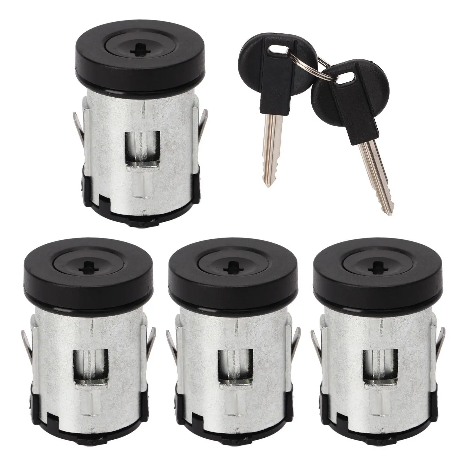 Door Lock Barrel Set Smooth Opening Closing 4162.L0 Rustproof Metal Alloy for auto