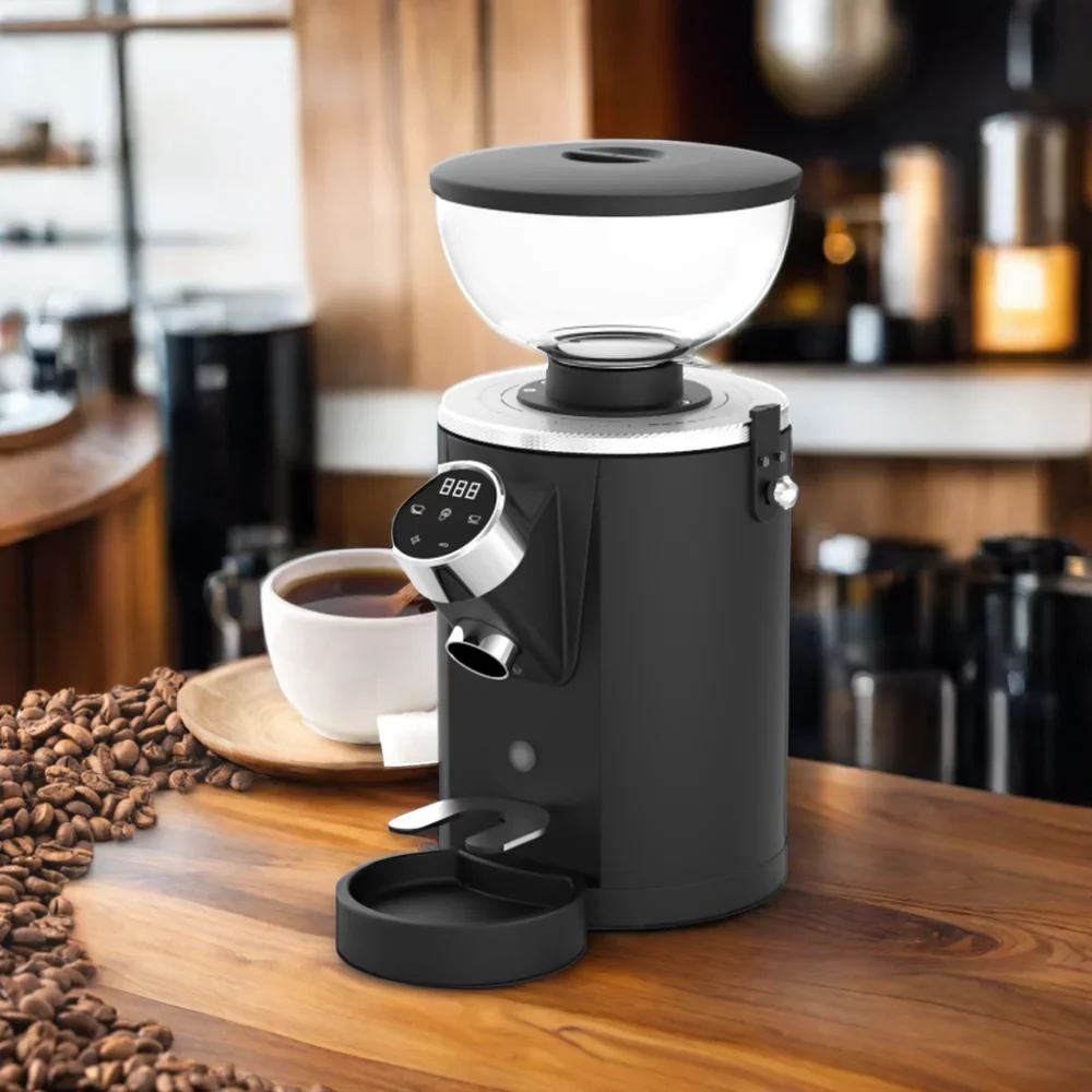 high quality speed adjustable double cups coffee grinder electric professional commercial