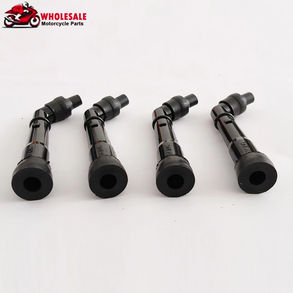 1/2/4pc Motorcycle Ignition Spark Plug High Pressure Cap Cover For Yamaha V-Star VStar V Star 650 99-2014 GN250 ATV 300CC GN 250
