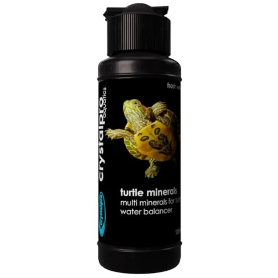 

Turtle Minerals 4.22 Oz - Helps Grow a Better Shell and Improves General Health - Mineral Additive for Turtles- Aquarium Salt f