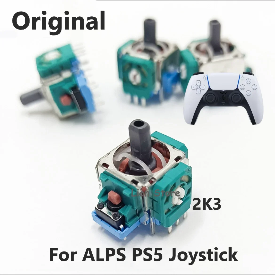 80pcs-150pcs/lot For ALPS PS5 Controller 3D Joystick 2K3 Play Station5 Original Rocker 3 Million cycles life Repair&Replacement