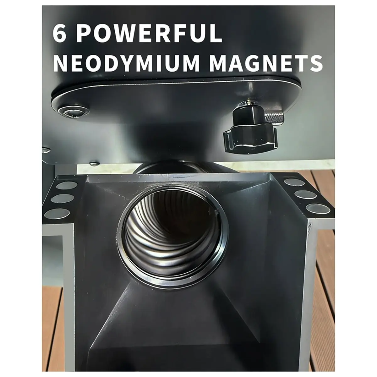 DT38 Magnetic Pellet Cleanout Funnel for Smoker Efficient Pellet Helper Slide Pellet Transfer for Pit Grills