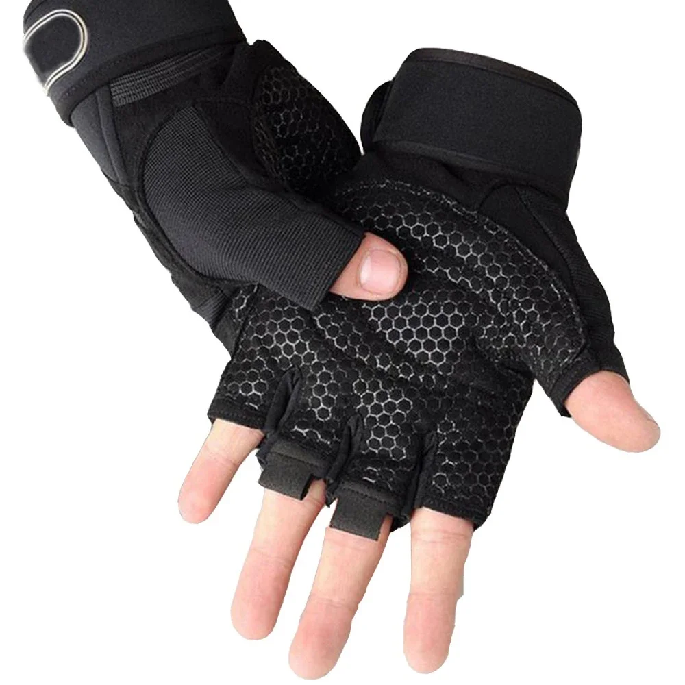 Half Finger Cycling Gloves Motorcyclist Gloves Gym Training Weightlifting Sport Gloves Women Men Sport Glove