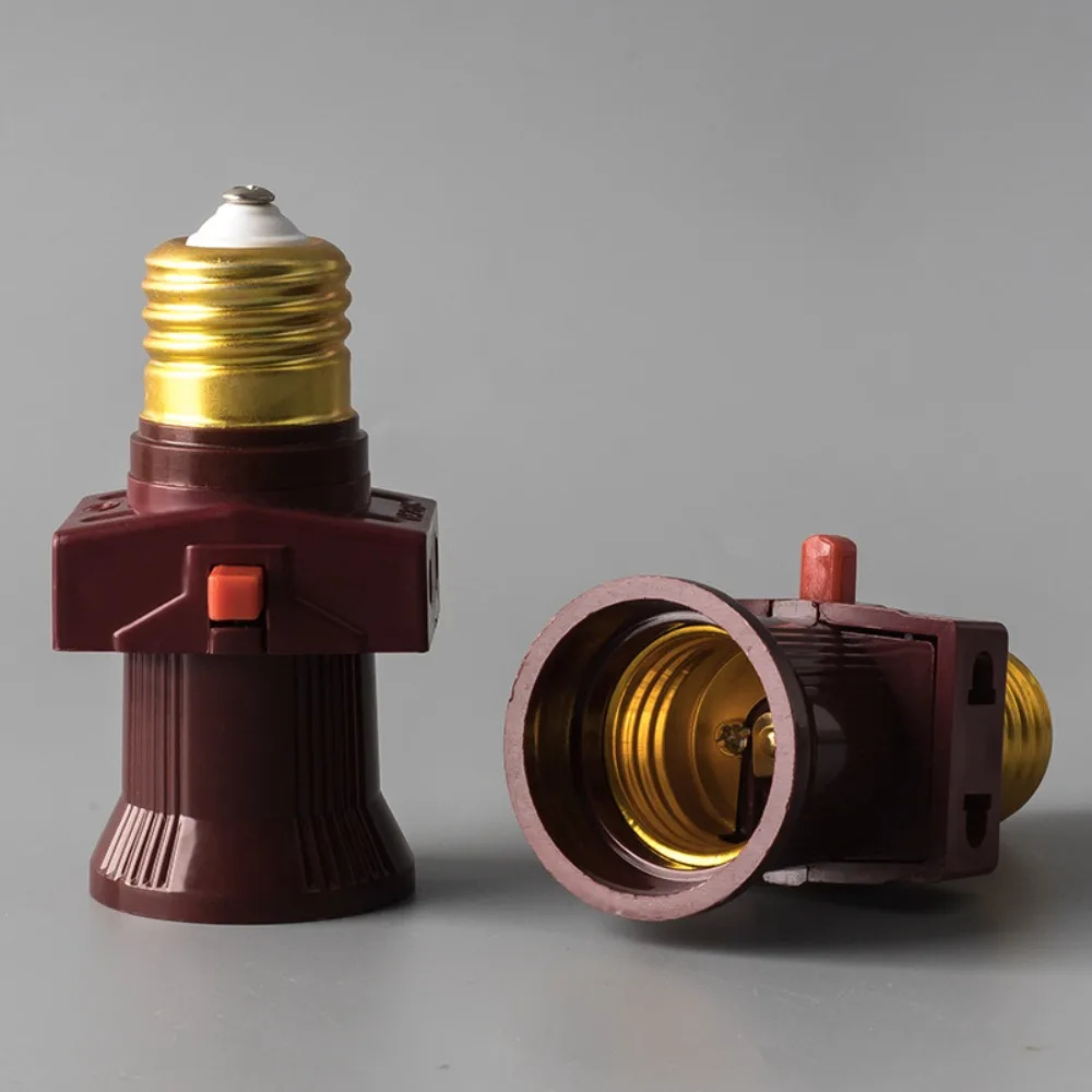 

1/2/5 шт. держатель для лампы E27 с выключателем, адаптер для светодиодной лампы, 110-240 В, контроллер для светодиодов, для легкой установки и использования лампы.