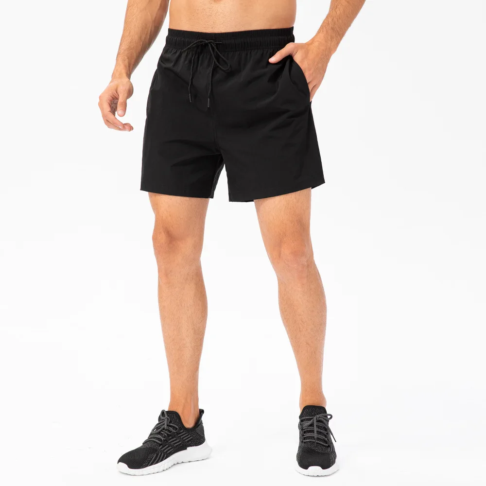 Men's Training sport shorts,Loose fitting Breathable Quick Drying Running Fitness Double Layer gym shorts