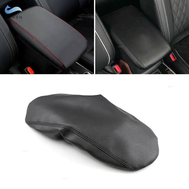 

Center Armrest Leather Cover For Mitsubishi Outlander 2013 2014 2015 2016 2017 2018 2019 Center Control Armrest Box Cover Trim