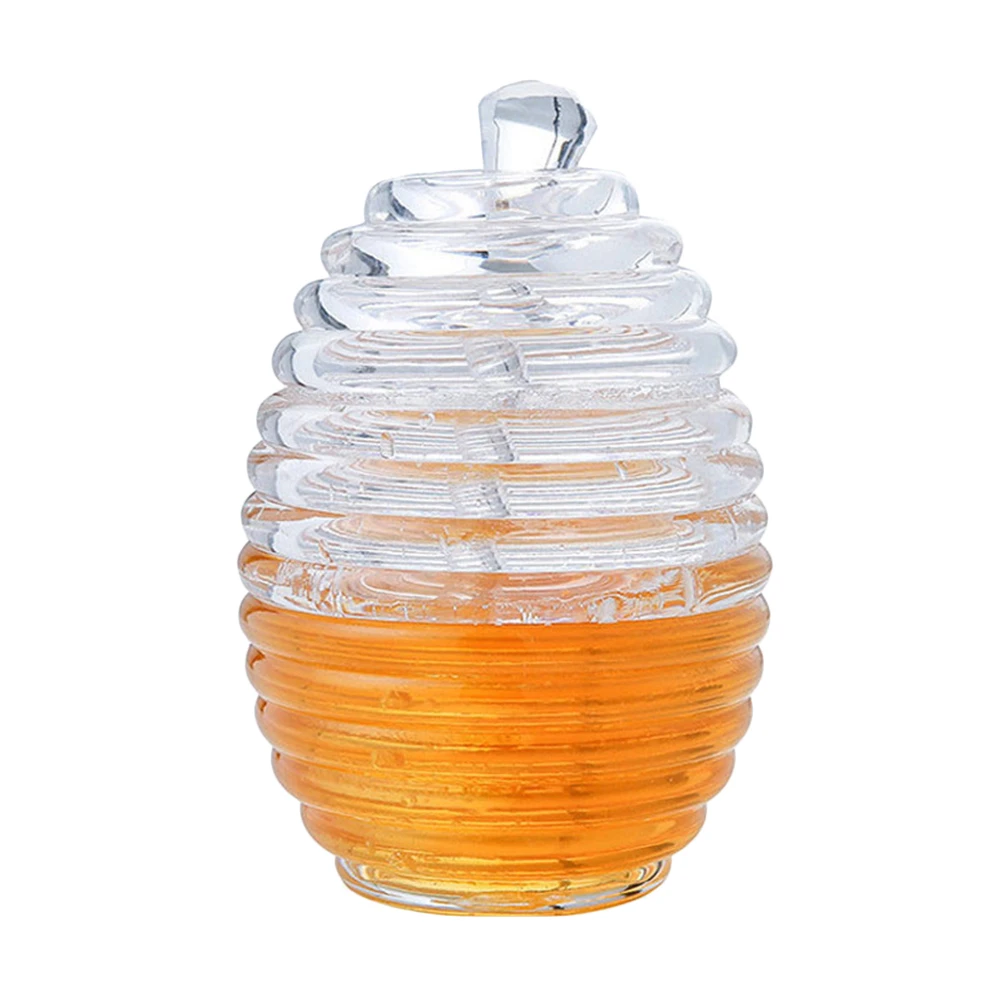 

Pot for Syrup Storage Transparent Glass Dipper Juice Dispenser Acylic Non toxic Beautiful Design Easy Use