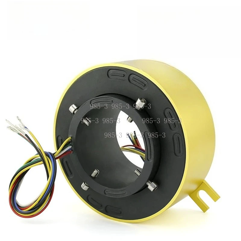 2-12 Channels Rotary Joint, 360 Rotating Conductive Slip Ring 90/100mm Inner Hole 185mm Outer Diameter