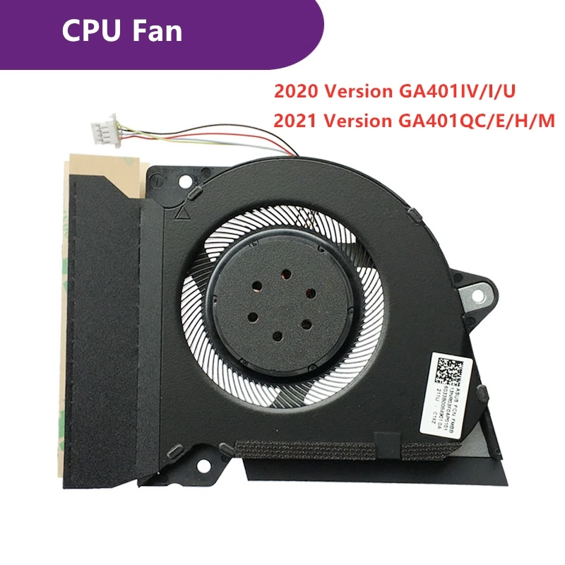 Brand New Original Laptop CPU GPU Cooling Fan For ASUS ROG 14 GA401IV/I/U GA401QC/E/H/M GA402RJ/K GA402X