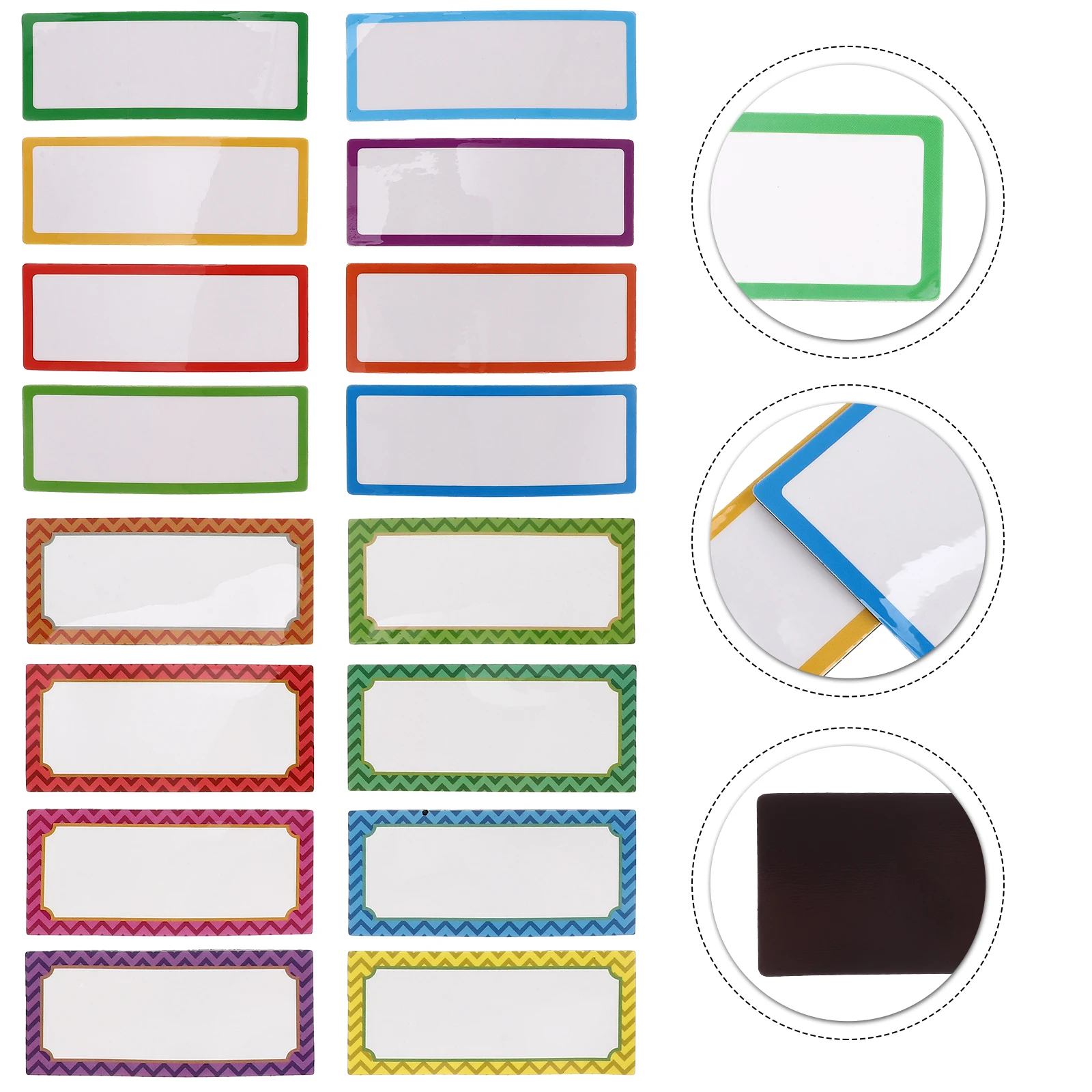 

Name Tag Tags Magnetic Labels for Classroom Dry Erase Multi-function Note Magnets Whiteboard