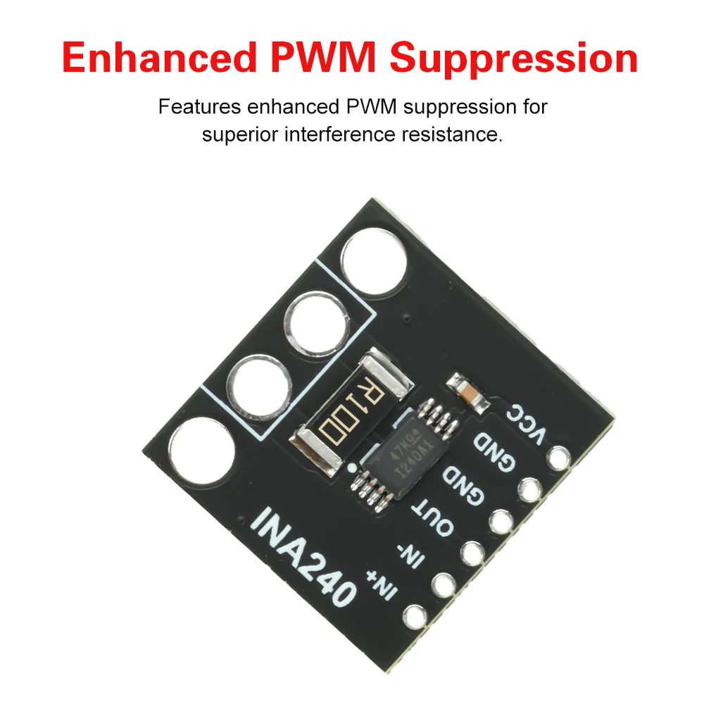 INA240A1/2/3/4 Strommessverstärkermodul - Bidirektionale Stromerfassung Verstärkung 20V/V 200V/V für Elektronik – Detail 4