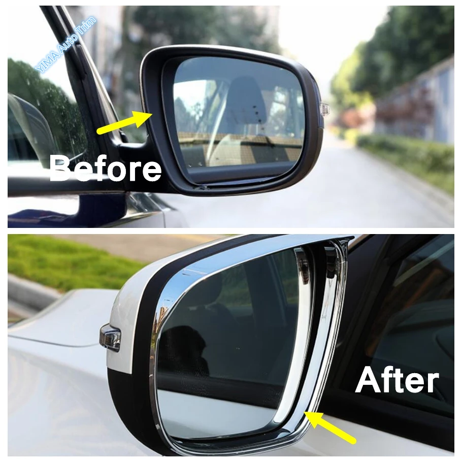 ABS Rear Window Wiper / Door Handle / Rearview Mirror Cover Trim For Chery Tiggo 8 Pro 2021 2022 Car Bright Exterior Accessories