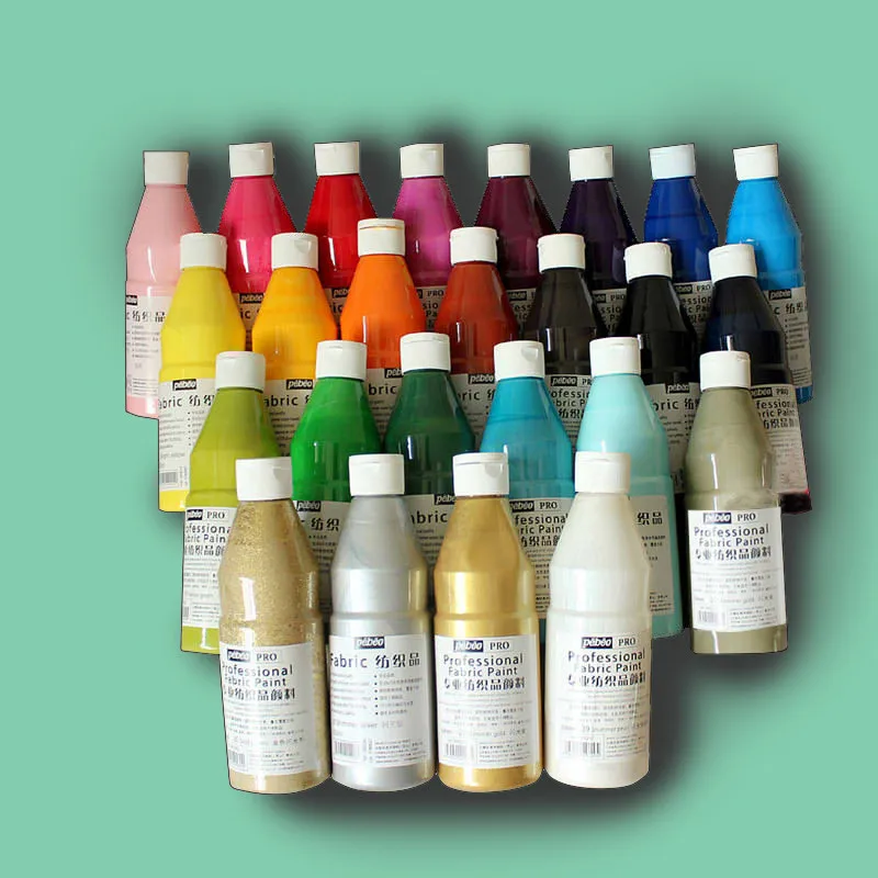 Pigment Hand Drawn T-shirt Graffiti DIY Textile Painting Clothes Won't Fade After Washing With Water 500ml Non Propylene Flash