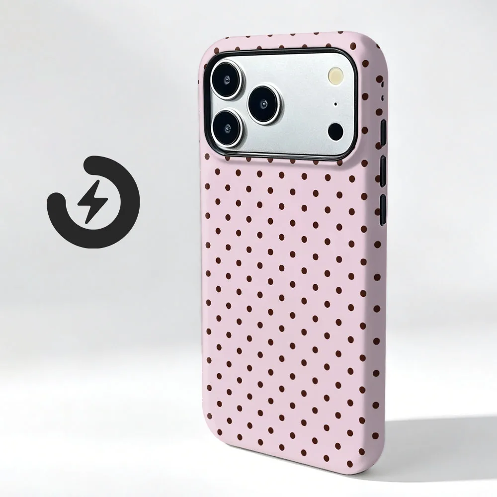 Coque de téléphone magnétique pour Huawei Pura 80 90 70 60 50 Pro Plus Ultra Mate 80 70 60 50 Pro, coque de protection 2 en 1 avec motif Pokla Dot