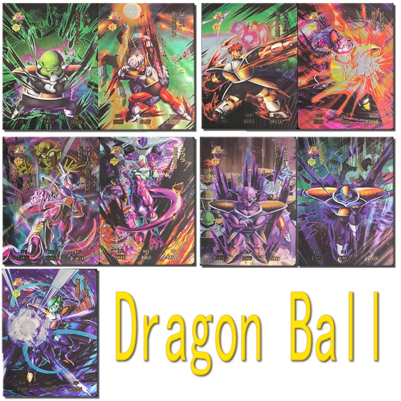 

New Dragon Ball Son Goten Anime Characters Thunder Relief Homemade Flash Cards Game Collection Surprise Birthday Christmas Gifts