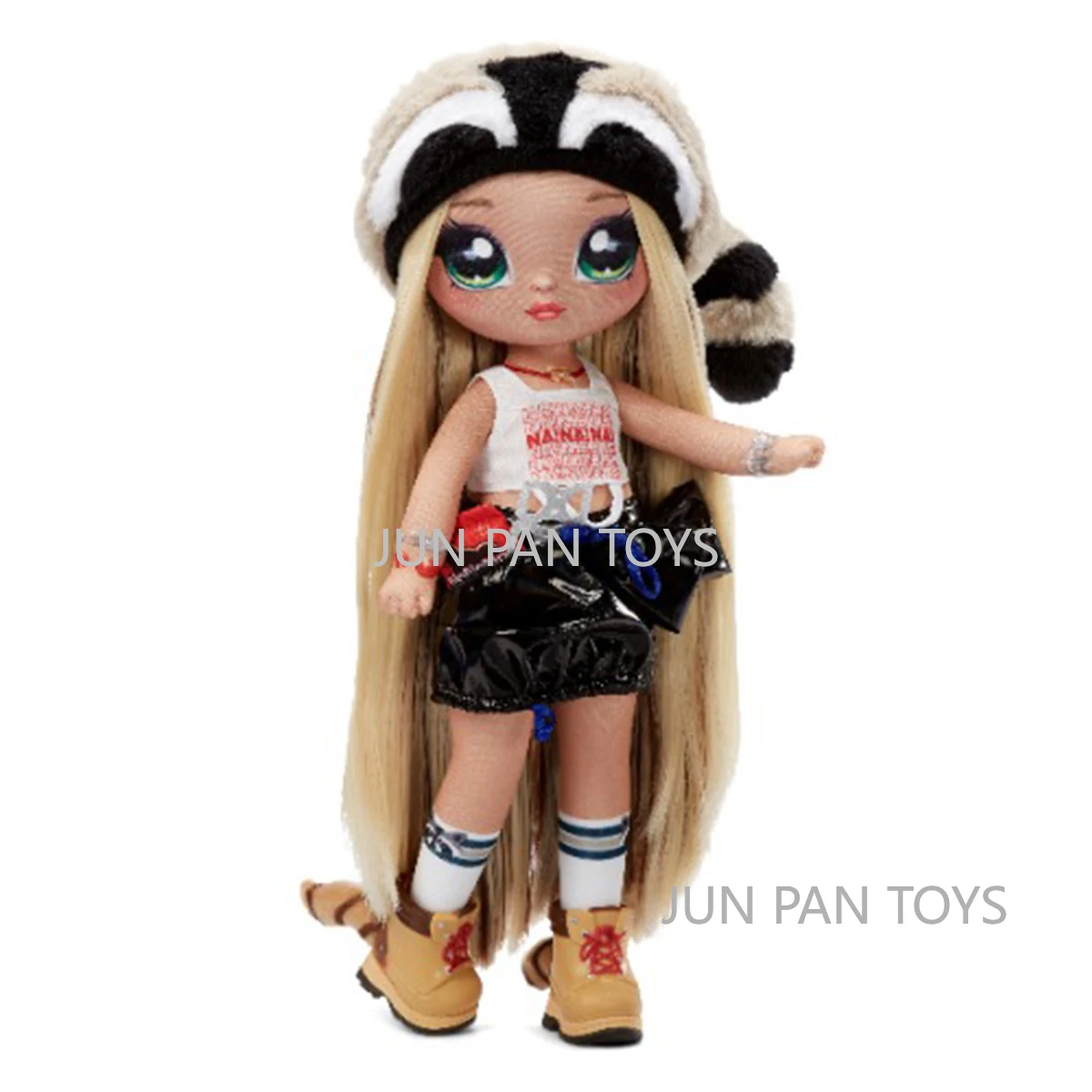 Na Na Na Surprise Teens Fashion Doll Gretchen Stripes Lila Lamb Series 2 Poseable Girl Dolls Toy Collectible Gift for Kids 1pc