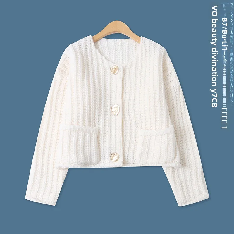 

Свободный длинный свитер Sve round Ne, уютное женское осеннее пальто с иглами, новый универсальный кардиган с одной пуговицей и открытой спиной