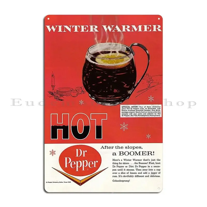 Hot Dr Pepper Metal Sign Club Design Cinema Create PaintingTin Sign Poster