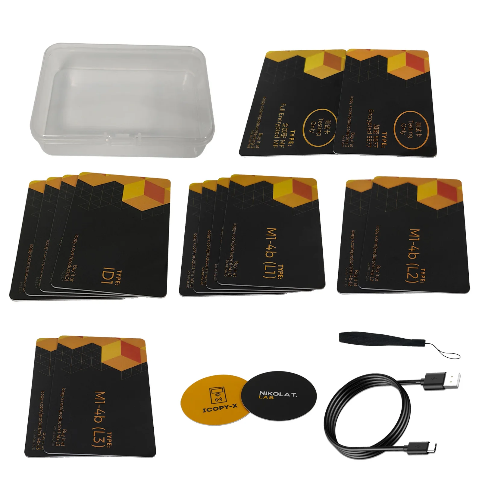 ICopy-XS Handheld RFID Card Copier Proxmark3 Based | Portable RFID Reader Writer Cloner with 1.3'' IPS Display ICopy-XS Reader