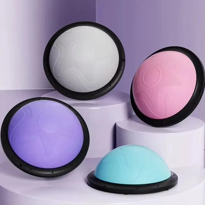 Factory Yoga Hemispheres Wave Speed Ball Thickened Explosion Proof Massage Fitness Pilates Exercise Balance Training Ball
