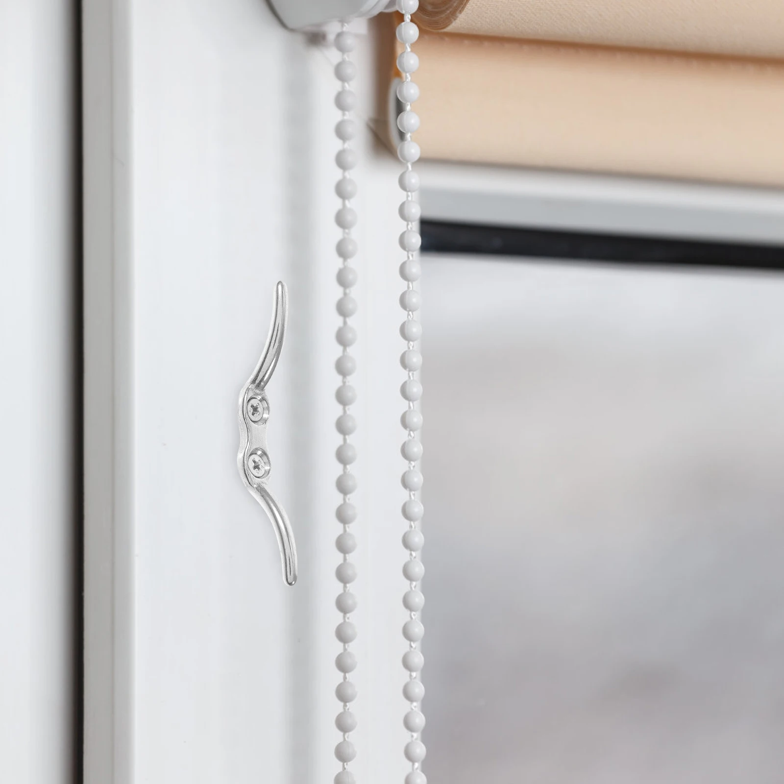 

4pcs Blind Cord Safety Cleats 2 1 2 Inch Stainless Steel Window Hooks Rope Cleat Curtains Accessories Blind Winder