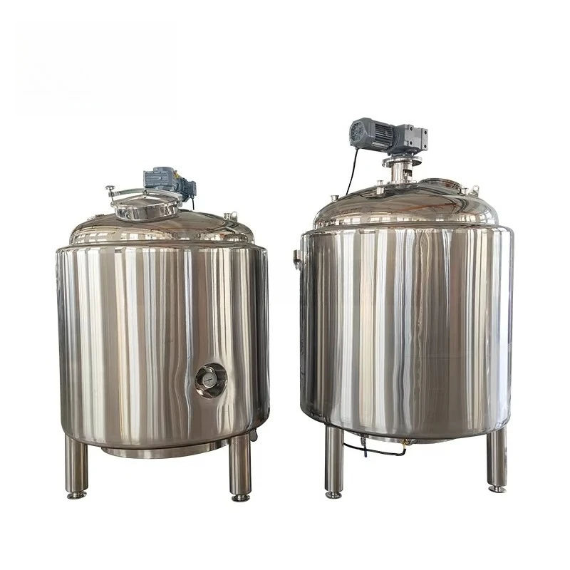 100L 300L 500L 1000L Stainless Steel Electric Heating Mixing Tank Holding Tank With Agitator