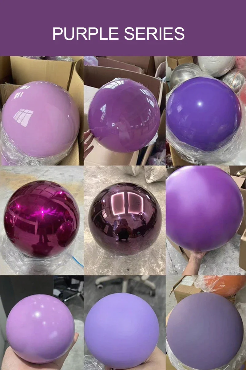 Dia 38-300mm 304 Stainless Steel Hollow Ball Purple Mirror Surface Round Ball Stainless Steel Large Round Ball Floating Ball