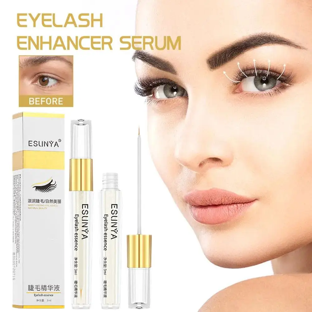 3ml Siero per la crescita delle ciglia Sollevamento delle ciglia Enhancer Eye Lash Più pieno Più spesso Nutrire le ciglia Allungamento Essenza per sopracciglia