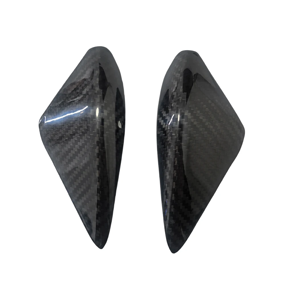 for Triumph Street Triple 765 S/R/RS 2023-2025 motorcycle modification fuel tank carbon fiber protective block anti fall cover a view 4